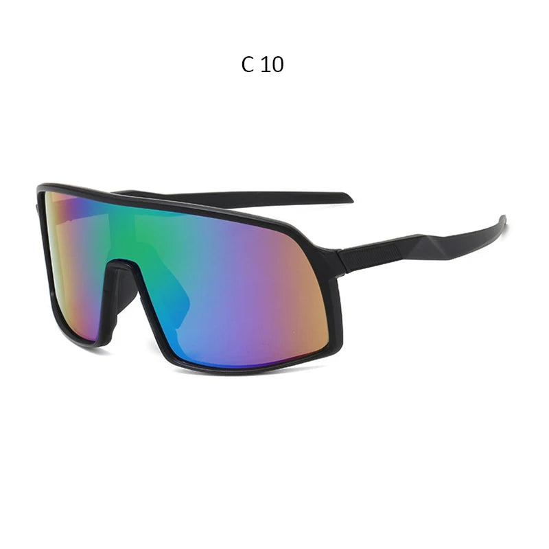 High-Quality Oversized Fashion Sunglasses: One Piece Design for Men and Unisex Sports Eyewear