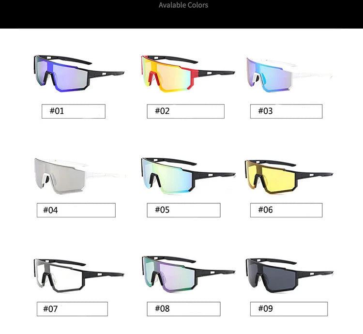 Outdoor Sports Sunglasses: UV400 Shades for Men and Women Cyclists