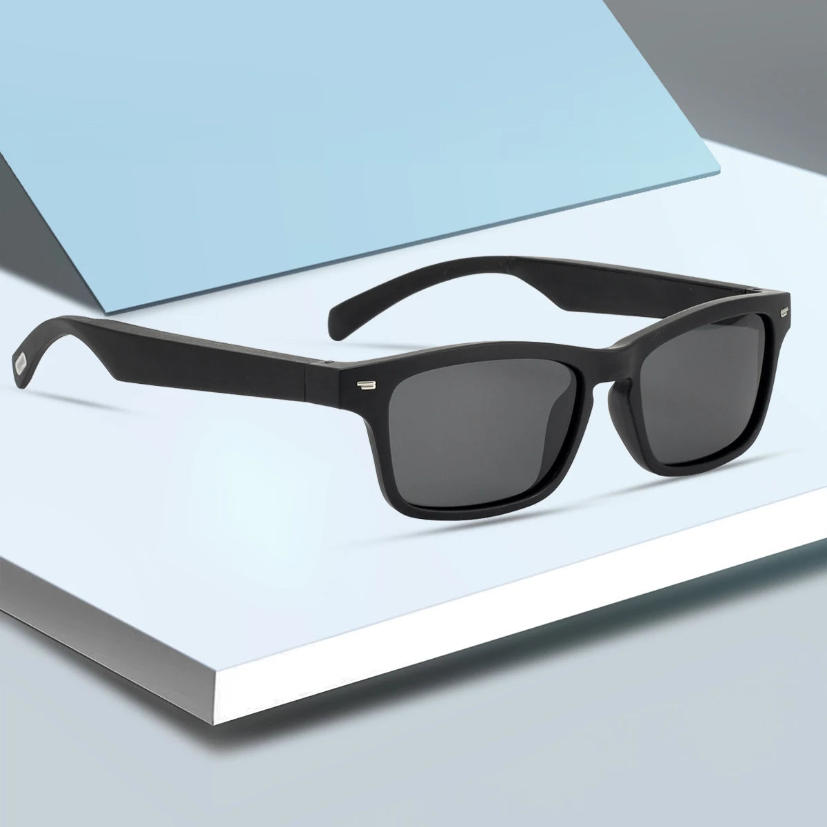 Fashion Bluetooth Eyeglasses: Trendy Polarized Smart Sunglasses with Music Audio