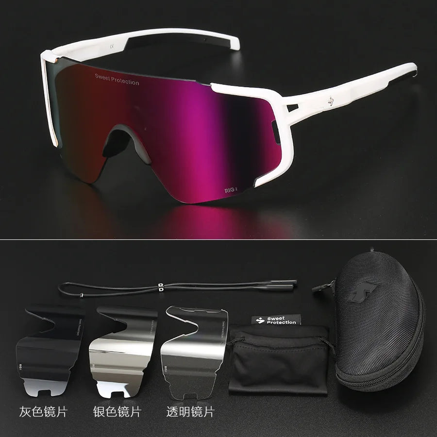 Polarized Sunglasses for Men Women UV Protection - Cycling Sunglasses