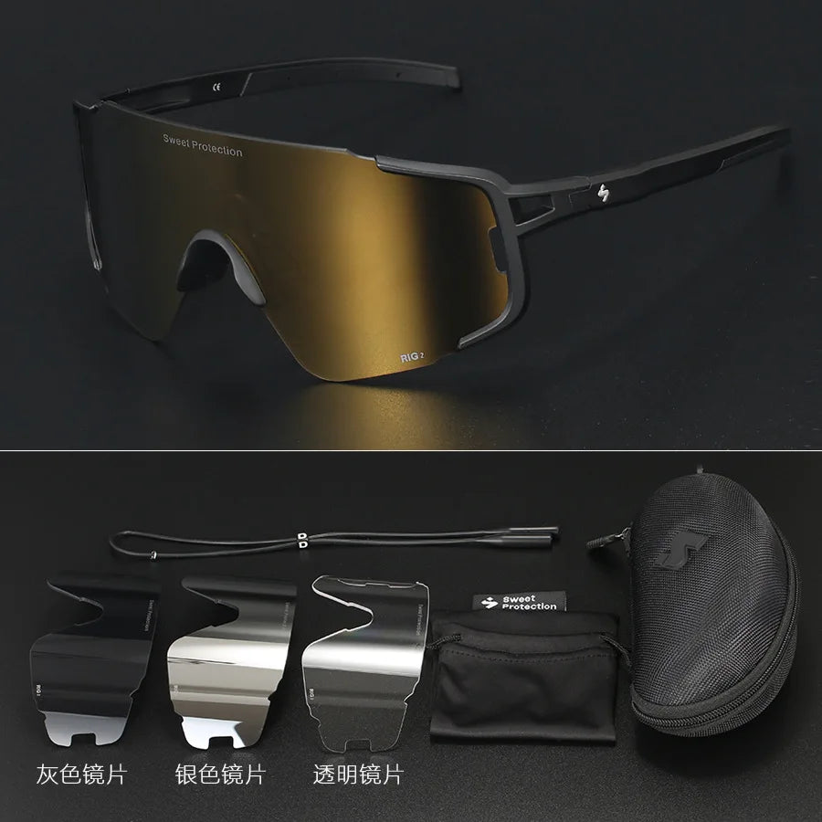 Polarized Sunglasses for Men Women UV Protection - Cycling Sunglasses