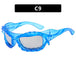 Colorful Rectangular Sunglasses with CE Certification - UV400 Sunglasses with Sporty Appeal