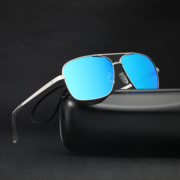 Polarized Sunglasses: Women Men Eyewear with Stainless Steel Frames