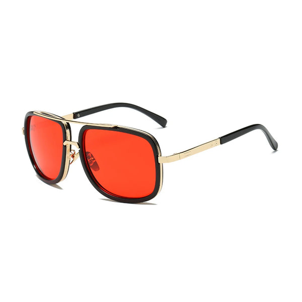 Women's and Men's Sun Glasses with Vintage Square Frames
