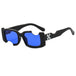 Hip-Hop Vintage Ins Street Wear Sunglasses: Retro Style for Men and Women