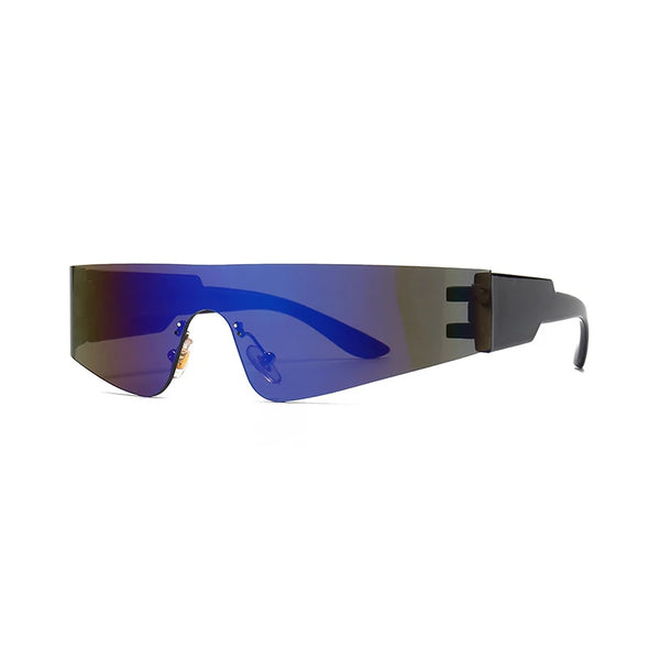 Futuristic Mirrored Sunglasses for Women and Men - Futuristic Sunglasses