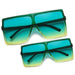 Three Hippos Square Kids Sun Glasses Set: Matching Mother and Daughter Shades