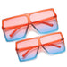 Three Hippos Square Kids Sun Glasses Set: Matching Mother and Daughter Shades