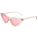 Fashion Cat Eye Sunglasses - Retro Sun glasses Small Frame Shades Sunglasses