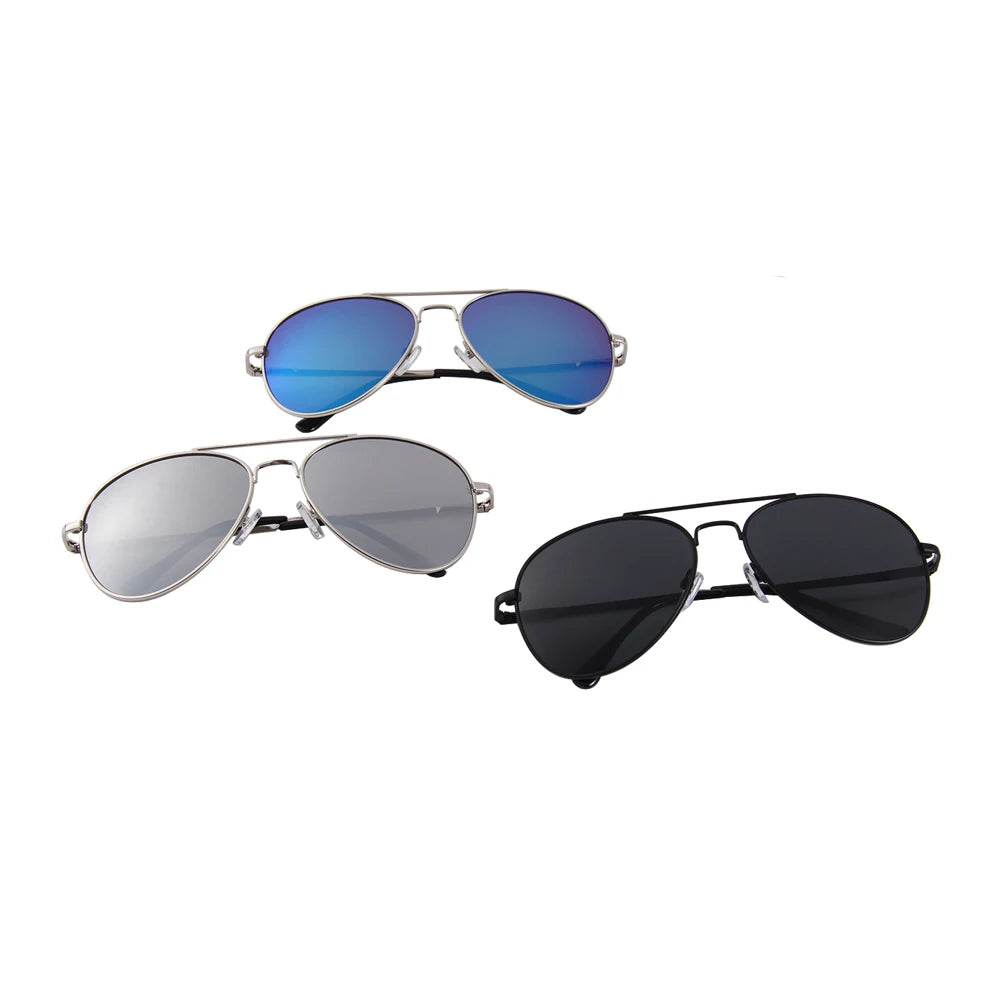 Unisex Cooper Frame Aviation Sunglasses: Trendy UV400 Shades for All