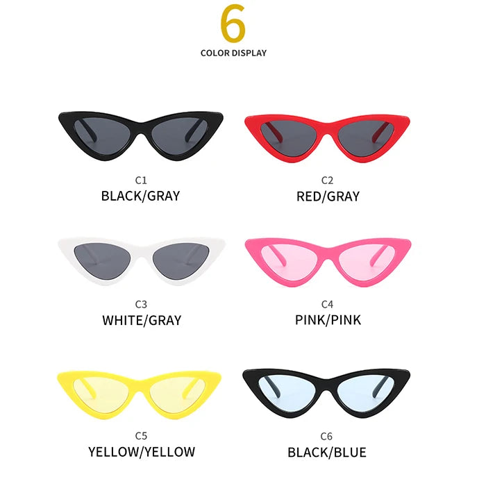 Children Sunglasses: Candy Color Cat Eye Shades with UV400 Protection for Girls