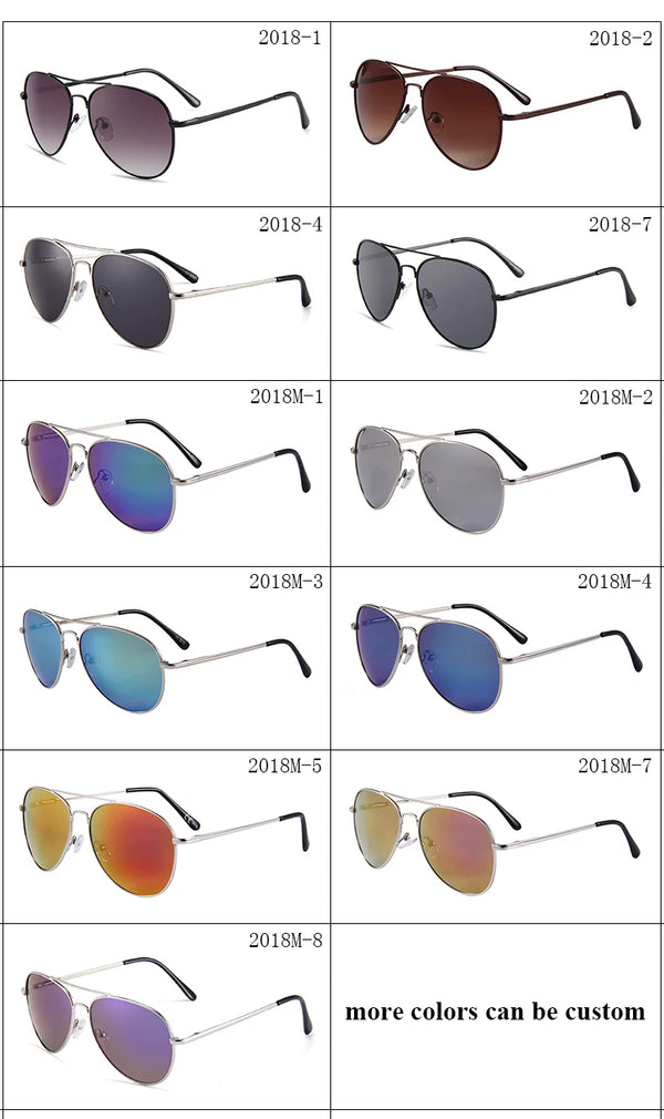 Unisex Cooper Frame Aviation Sunglasses: Trendy UV400 Shades for All