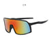 High-Quality Oversized Fashion Sunglasses: One Piece Design for Men and Unisex Sports Eyewear