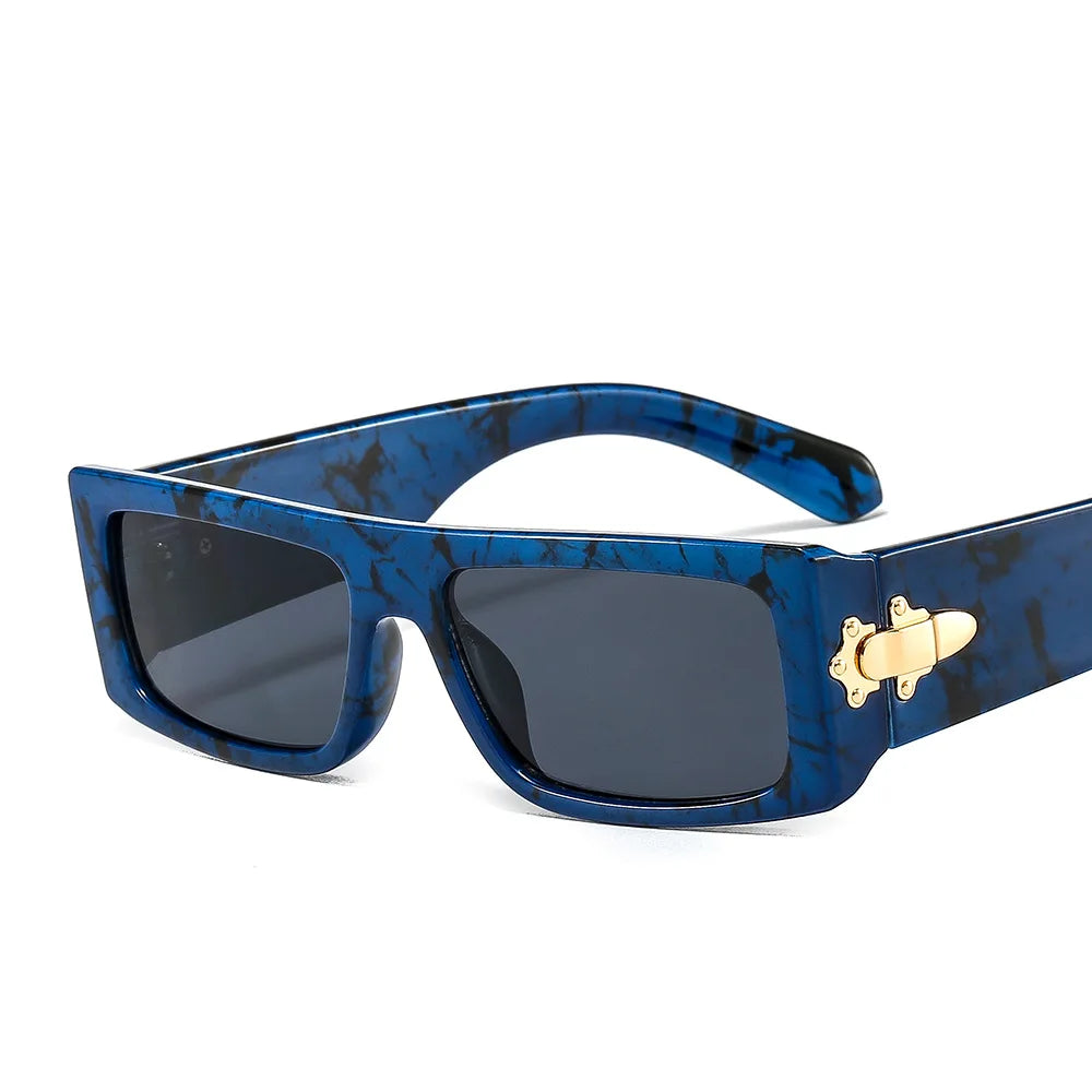 Luxury Shade Sunglasses: Colorful Square Frame for Ultimate Style