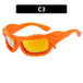 Colorful Rectangular Sunglasses with CE Certification - UV400 Sunglasses with Sporty Appeal