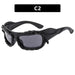 Colorful Rectangular Sunglasses with CE Certification - UV400 Sunglasses with Sporty Appeal