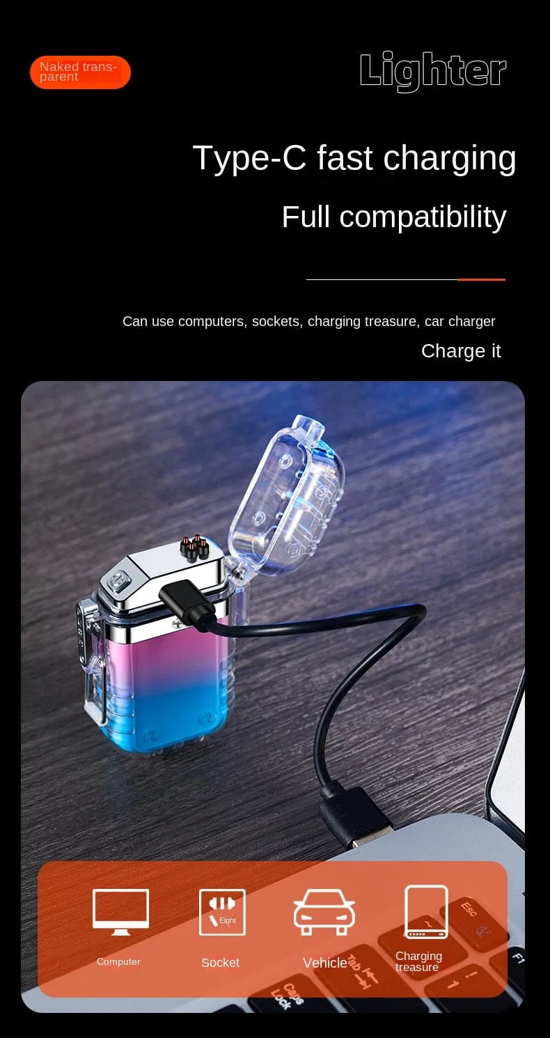 Eco-Friendly Rechargeable Lighter: A Stylish Solution for Clean Ignition Mini Schlüssel bund Licht
