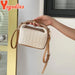 Summer Small Straw Handbag – Trendy Woven Bucket Crossbody Bag