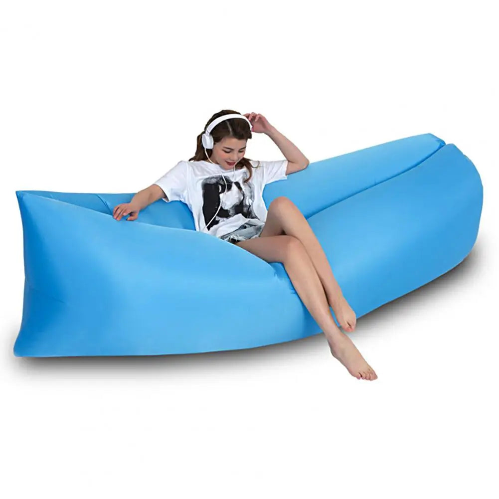 Inflatable Air Sofa - Lazy Chair for Outdoor, Foldable & Portable