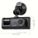 Dash Cam with IR Night Vision - 1080P, Dual-Lens, Loop Recording