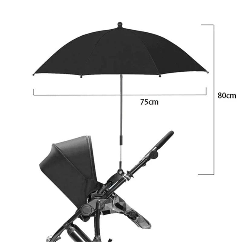 UV Protection Baby Stroller Umbrella: Sunscreen Rain Cover - Universal Accessory