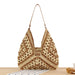 Large Capacity Vintage Straw Tote Bags for Women - Elegant Summer Shoulder Handbags