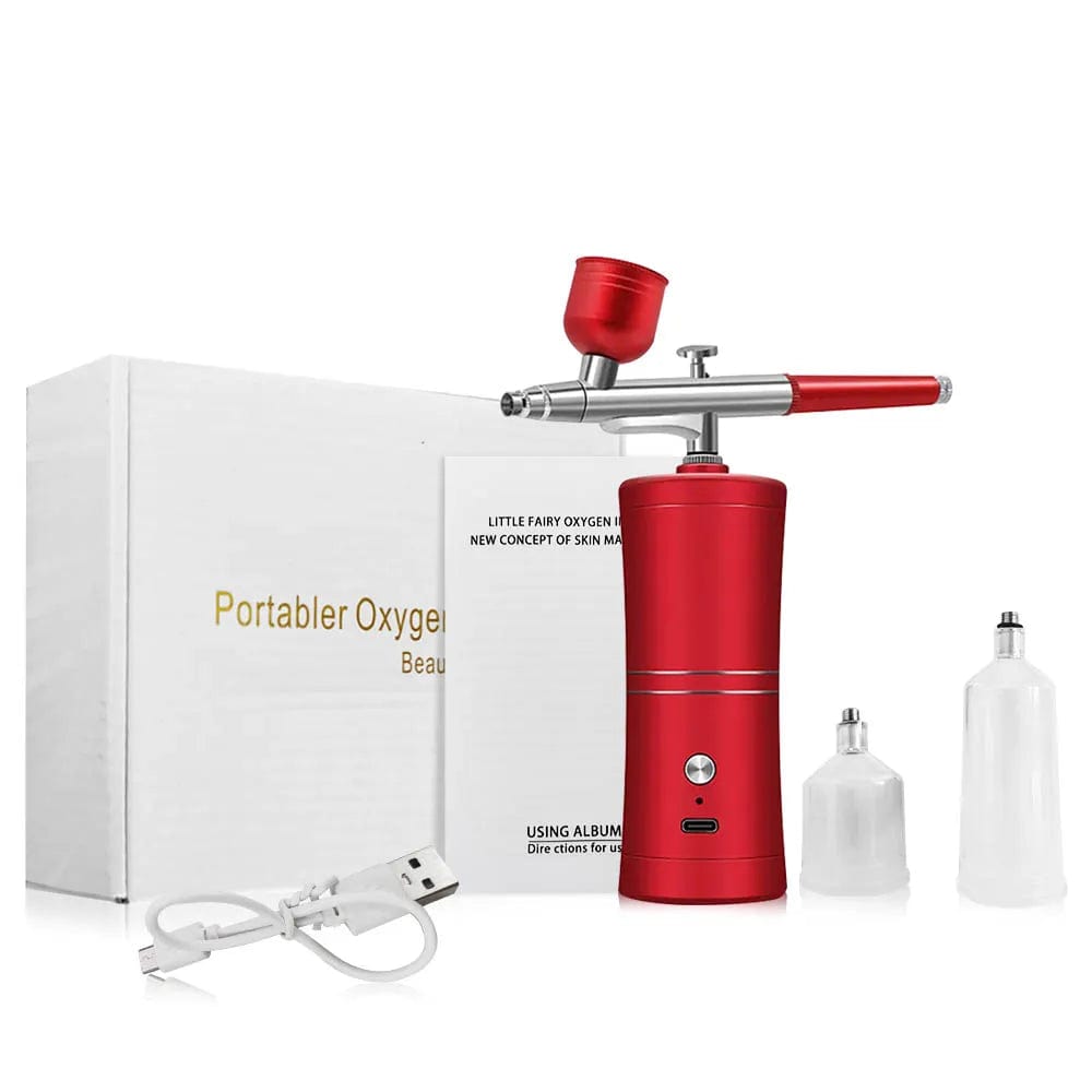 Portable Airbrush Nail Kit with Compressor - Ideal for Nail Art, Painting Crafts, and More