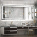 LUVODI Waterproof Double Sink Mirror with Light Large LED Bathroom Mirror Full Length Dressing Mirror