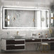 LUVODI Waterproof Double Sink Mirror with Light Large LED Bathroom Mirror Full Length Dressing Mirror