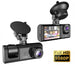 Dash Cam with IR Night Vision - 1080P, Dual-Lens, Loop Recording