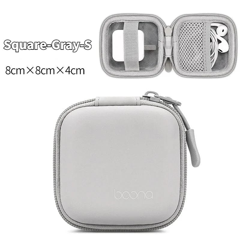 Stay Organized on the Road: Zipper Closure Earphone Case for Seamless Travel Adventures