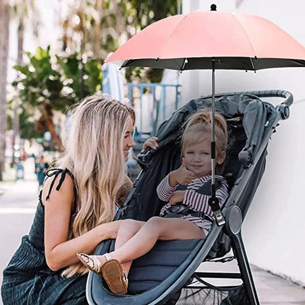 UV Protection Baby Stroller Umbrella: Sunscreen Rain Cover - Universal Accessory