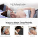 Wireless Bluetooth Headband Sleeping Headphones Sports Earphone Music Hat with Thin HD Stereo Speakers Eye Mask for Side Sleeper