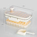 Innovative Ice Cube Tray with Press Handle - 64 Ice Cubes, Storage Box, BPA Free