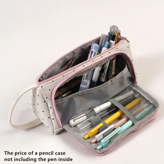 Multifunction Kawaii Pen Case – Adorable Pencil Pouch for Students & Stationery