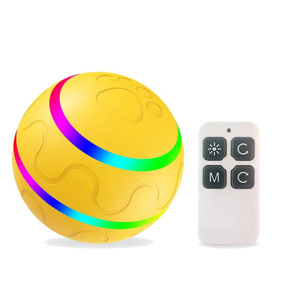 Remote-Controlled Fun: Flashing, Rolling, Jumping - Waterproof Toy Ball for Interactive Play