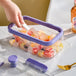 Innovative Ice Cube Tray with Press Handle - 64 Ice Cubes, Storage Box, BPA Free