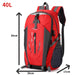 Outdoor Mountaineering Backpack - 36-55L, Unisex, Nylon