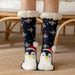 Warmth Meets Whimsy: Fuzzy Fluffy Deer, Elk, and Bear Socks – Perfect Winter Treat