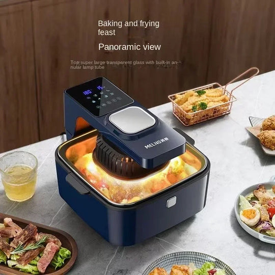 Electric Air Fryer with Visual Fryer | Integrated Microwave & Oven | Meiling