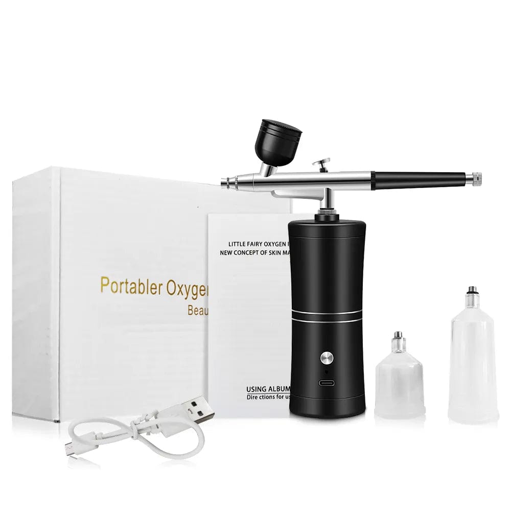 Portable Airbrush Nail Kit with Compressor - Ideal for Nail Art, Painting Crafts, and More