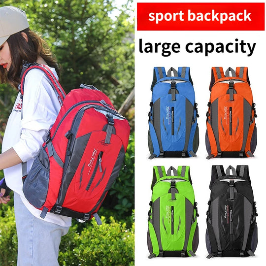 Outdoor Mountaineering Backpack - 36-55L, Unisex, Nylon