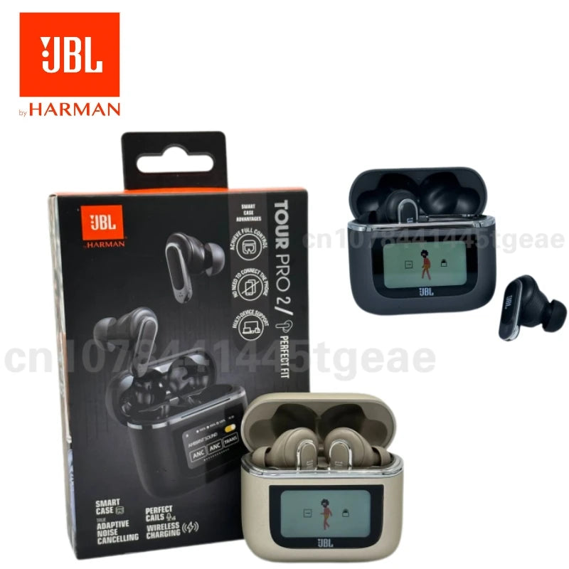 JBL TOUR PRO 2 Wireless Earphone with ANC - IPX5, ANC, LCD Touch Control