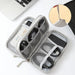 On-the-Go Organization: Stylish Travel Portable Digital Storage Bag in Pink, Grey, Black, or Navy