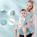 Ergonomic Baby Carrier Backpack - Newborn Hipseat for Comfortable Travel and Babywearing