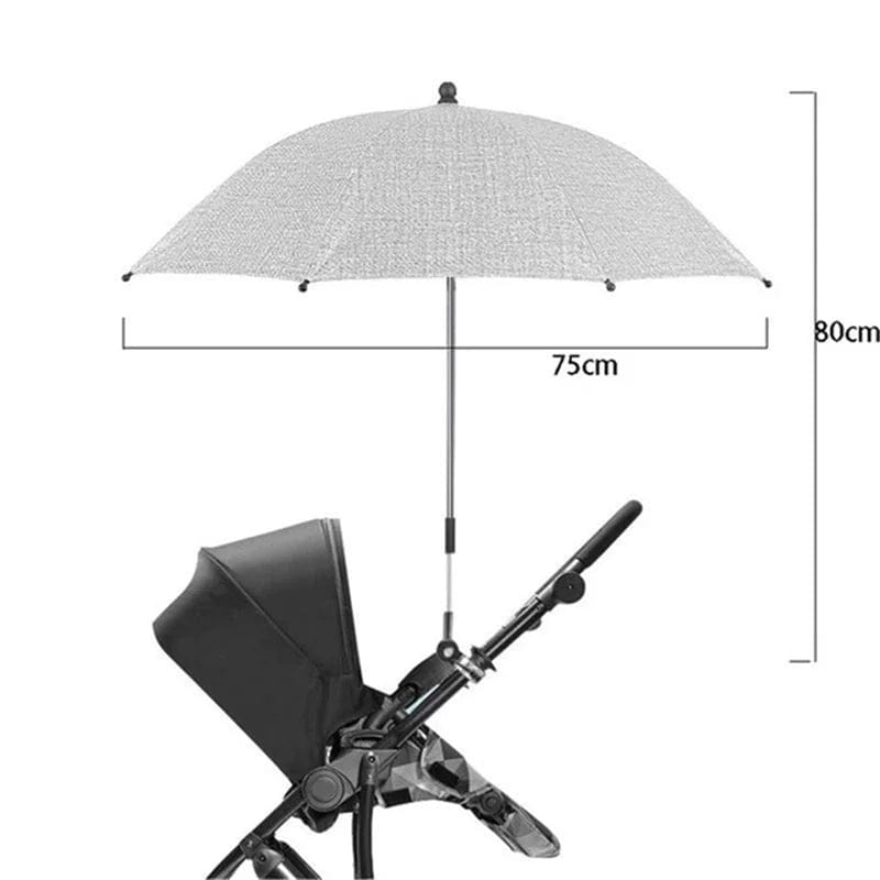 UV Protection Baby Stroller Umbrella: Sunscreen Rain Cover - Universal Accessory