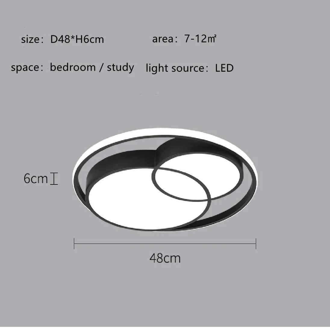 Modern Brilliance: LED Ceiling Lighting for Living Room, Bedroom, and Dining Room Elegance