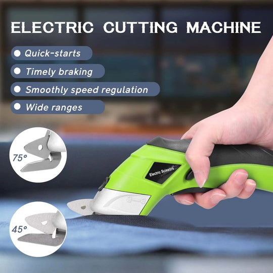 Portable Electric Cutting Scissors - Lithium Ion Battery, Tungsten Steel Blade