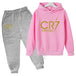 Trendy Football Boys CR7 Hoodie Set - Perfect Children's Long Sleeve Clothing