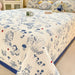 Velvet Bed Cover Non-slip Bedsheet – Cute Printed Quilted Bedspread for Single & Double Beds